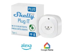 Enchufe inteligente Shelly Plus con wifi, color blanco