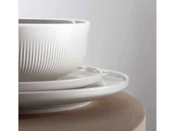 Ensaladera de porcelana blanco D26.5 cm, Afina
