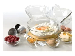 Ensaladera transparente apilable de vidrio templado resistente a golpes y térmica - Lys 20.5cm 159cl Duralex