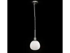 Erich Globe Lámpara Colgante de Techo Níquel, 1 Luz, E14