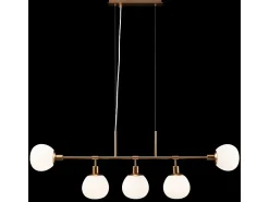 Erich Lámpara Colgante de Techo Latón, 5 Luces, E14