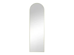 Espejo arco de metal para colocar - Ancho 50 x Alt. 170 cm - Dorado - MAILEN