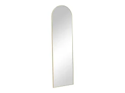 Espejo arco de metal para colocar - Ancho 50 x Alt. 170 cm - Dorado - MAILEN
