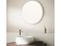 Espejo Baño con Luz LED y Antivaho Ø60 cm Minna 4000K Blanco Neutro
