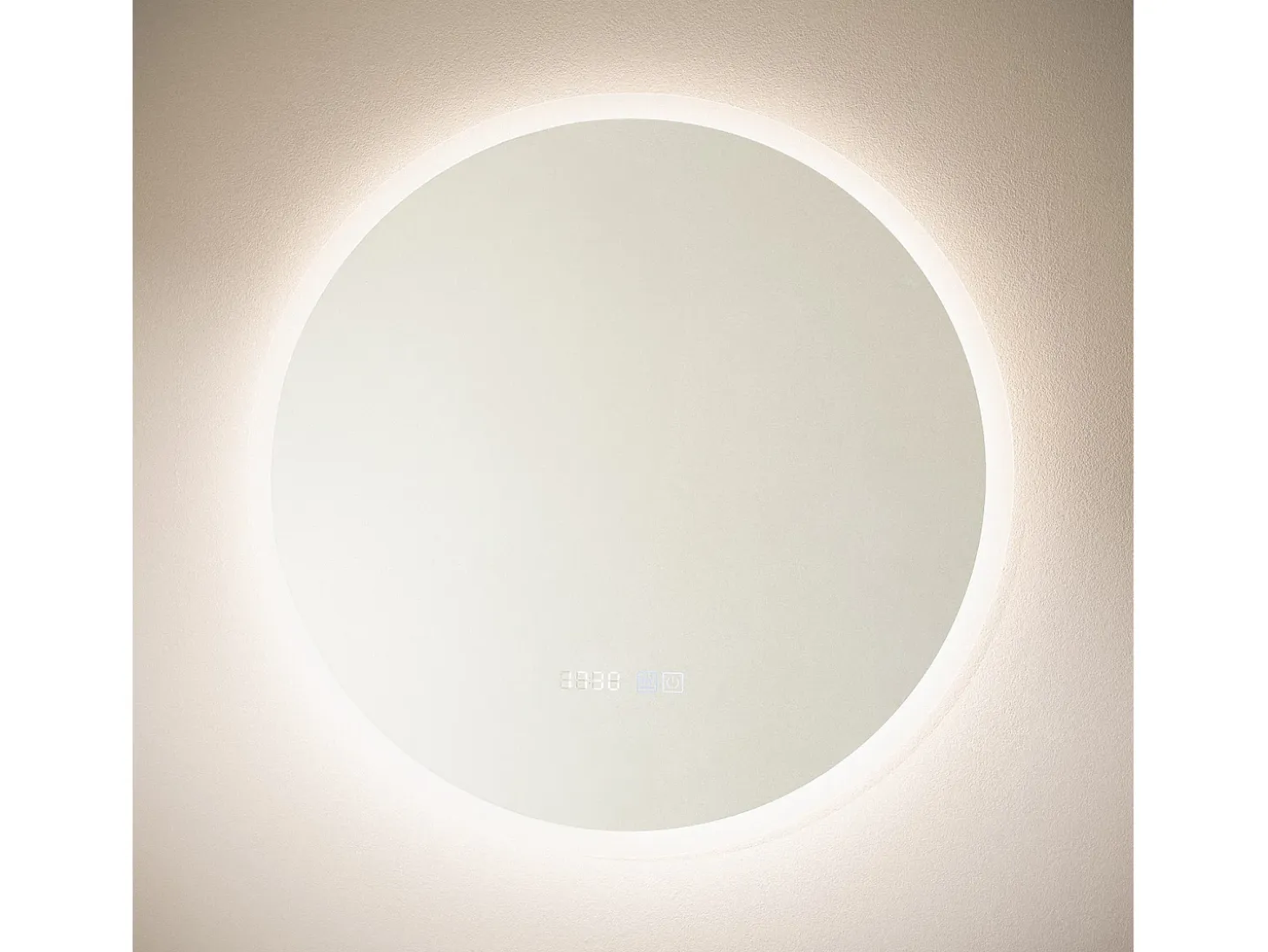 Espejo Baño con Luz LED y Antivaho Ø60 cm Palolem Seleccionable (Cálido-Neutro-Frío)