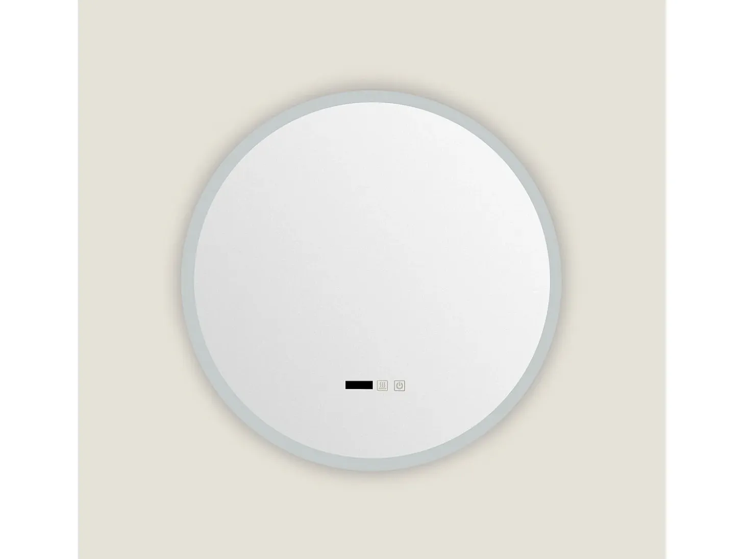 Espejo Baño con Luz LED y Antivaho Ø60 cm Palolem Seleccionable (Cálido-Neutro-Frío)
