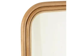 Espejo Caella de ratán natural con escalera L 180 cm
