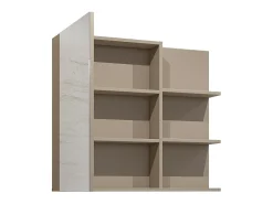 Espejo con almacenaje para baño GOBI color marrón