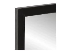 Espejo con estante 80x8x55 cm cristal y madera maciza de mango