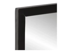 Espejo con estante 80x8x55 cm cristal y madera maciza de mango