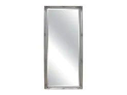Espejo con marco ELVIRE - madera - 80 x 190 cm - Plateado