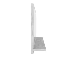 Espejo de baño 90 x 10,5 x 37 cm aglomerado gris 02_0006946