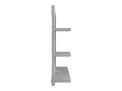 Espejo de baño 60 x 10,5 x 45 cm aglomerado gris 02_0006944