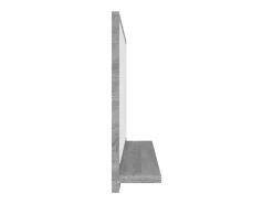 Espejo de baño 60 x 10,5 x 37 cm madera de ingeniería gris 02_0006900
