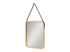 Espejo de baño bambú 34x41.5x1.5 mirno