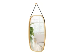 Espejo de baño bambú 44x78x1.5 mirno
