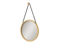 Espejo de baño bambú 38x38x1.5 mirno