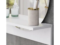 Espejo de baño blanco 50x15x54.5 elyra