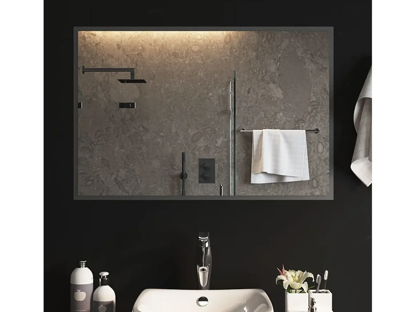 Espejo de baño con LED 90x60 cm ES996966