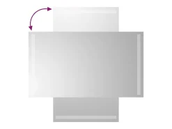 Espejo de baño con LED 40x70 cm ES929952