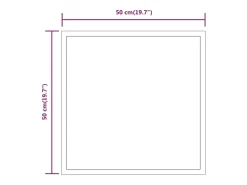 Espejo de baño con LED 50x50 cm ES235298