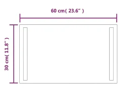 Espejo de baño con LED 30x60 cm ES540983