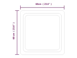 Espejo de baño con LED 60x60 cm ES126702