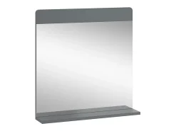 Espejo de baño gris 60x12x62 izan