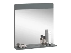 Espejo de baño gris 60x12x62 izan