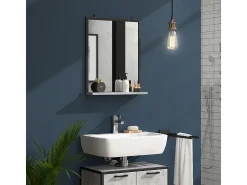 Espejo de baño hormigón 50x12x60 fyrk