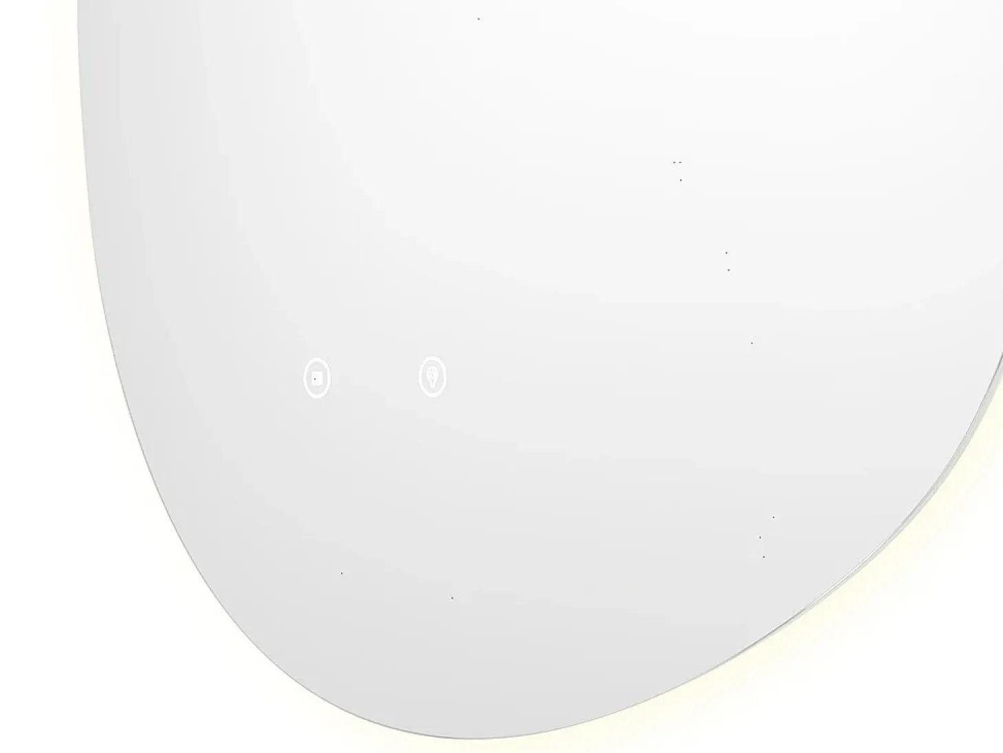 Espejo de baño iluminado asimétrico anti-vaho - 60 x 80 cm - INACIA
