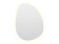 Espejo de baño iluminado asimétrico anti-vaho - 60 x 80 cm - INACIA