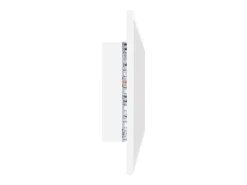 Espejo de baño LED 90 x 8,5 x 37 cm acrílico blanco 02_0006983