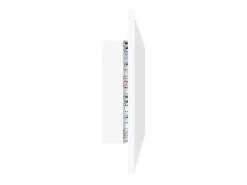 Espejo de baño LED 80 x 8,5 x 37 cm acrílico blanco 02_0006982