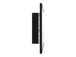 Espejo de baño LED acrílico negro 60 x 8,5 x 37 cm 02_0006996