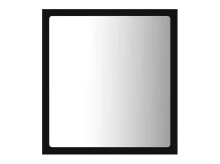 Espejo de baño LED acrílico negro 40 x 8,5 x 37 cm 02_0006995