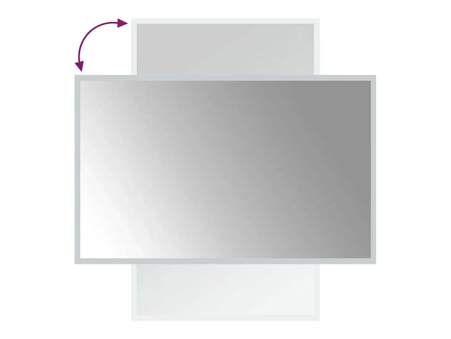Espejo de baño LED 50x80 cm