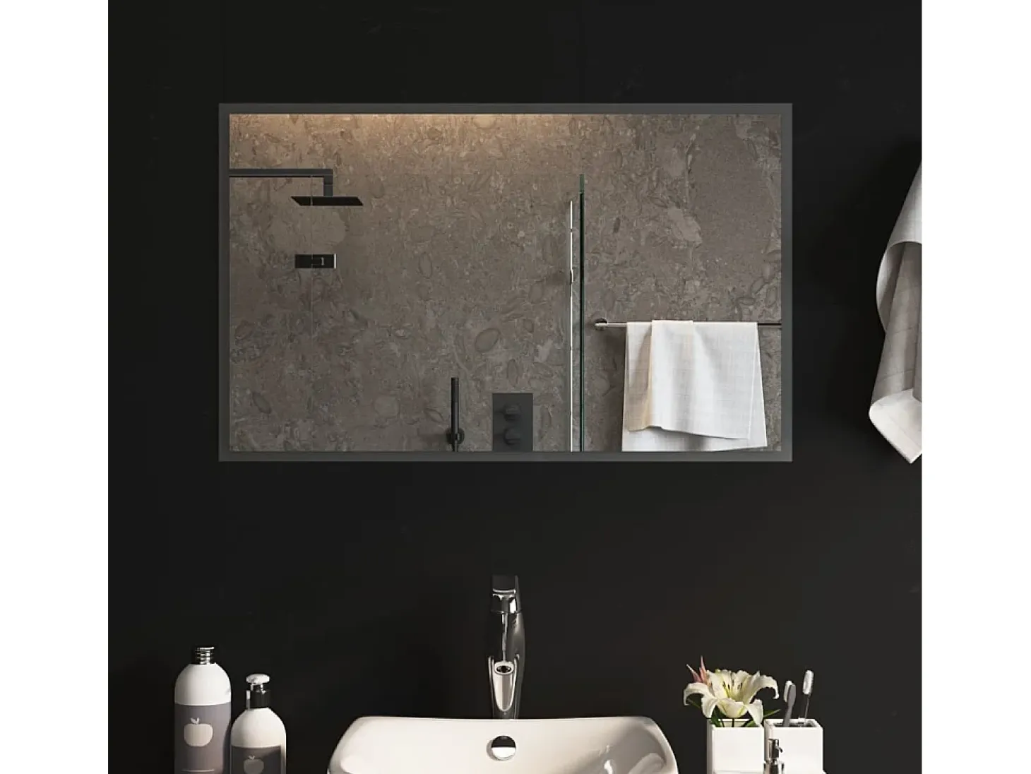 Espejo de baño LED 50x80 cm