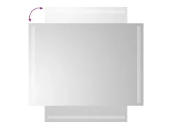 Espejo de baño LED 50x70 cm