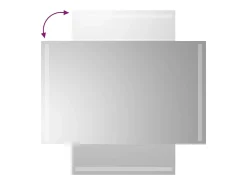 Espejo de baño LED 50x80 cm