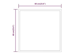 Espejo de baño LED 60x60 cm
