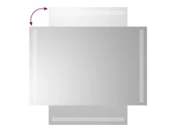 Espejo de baño LED 40x60 cm