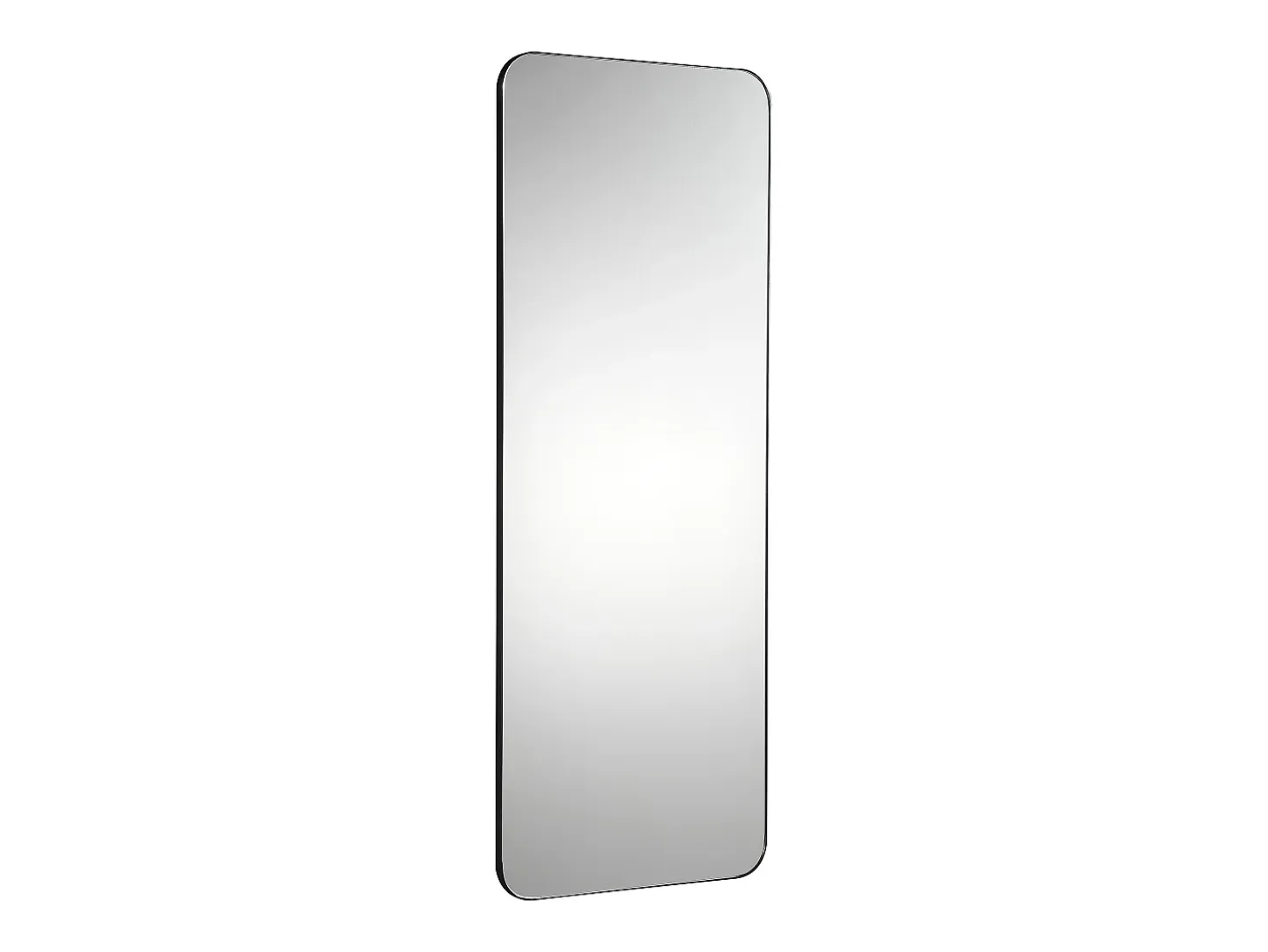 Espejo de baño rectangular con borde negro 140x50 cm DEMETRIA