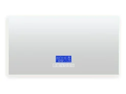 Espejo de baño redondo de 80 x 100 cm - LED, Bluetooth, temperatura, antivaho, iluminación, táctil, 6 ajustes