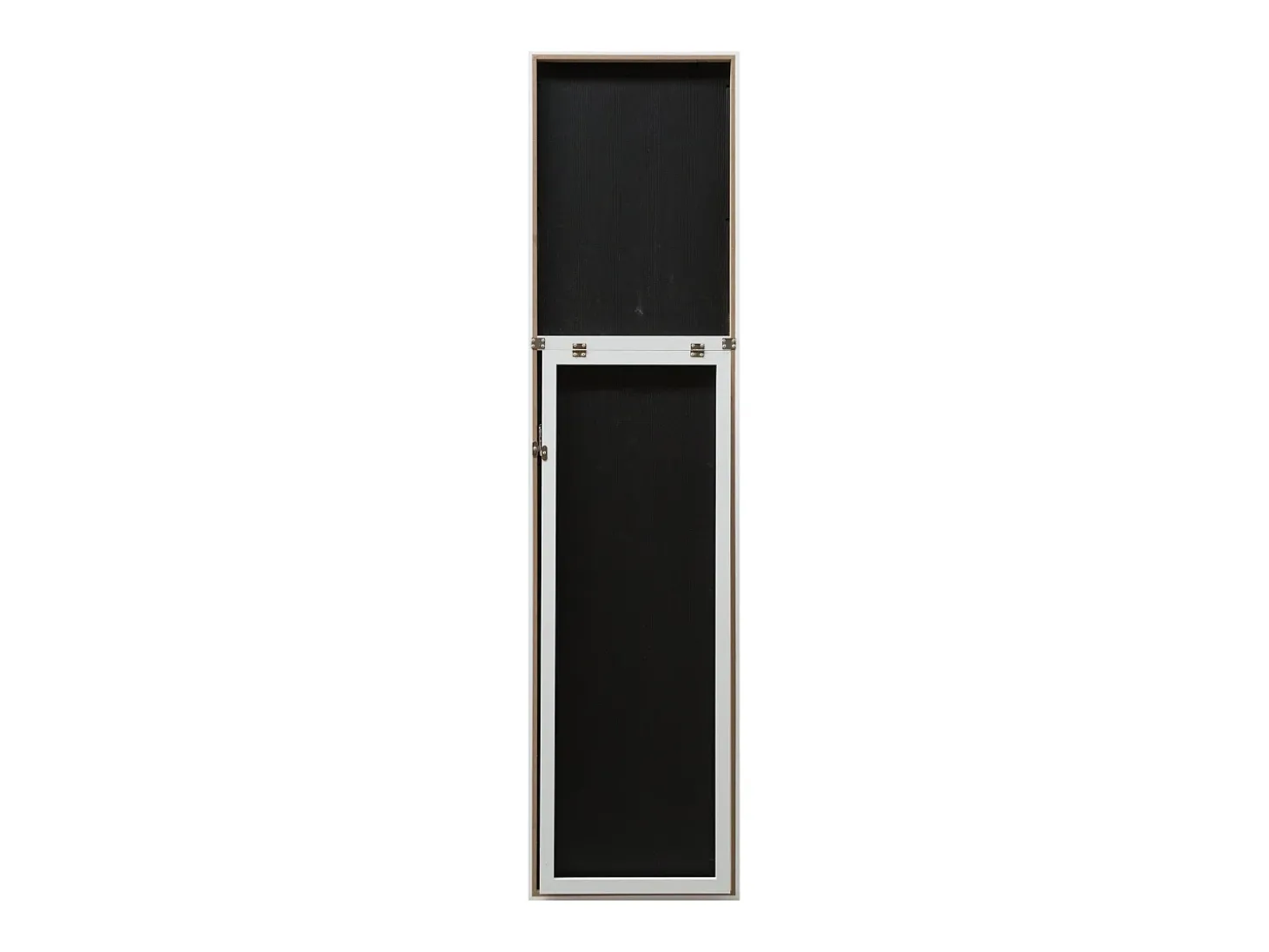 Espejo de cuerpo entero inclinable 150 x 35 cm blanco 03_0007973