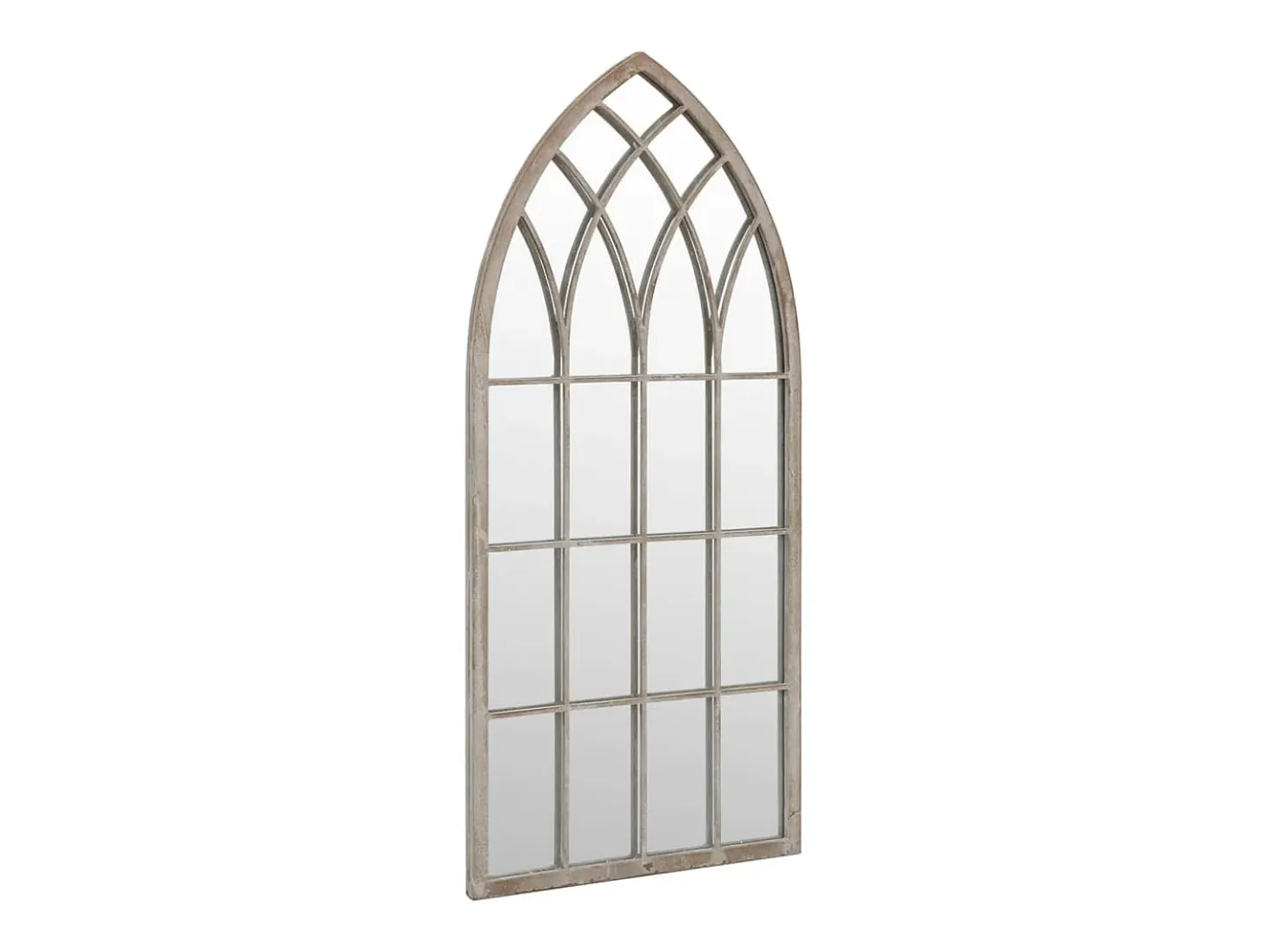 Espejo de jardín arena hierro para exterior 100x45 cm ES535894