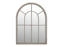 Espejo de jardín arena hierro para exterior 60x45 cm ES333209