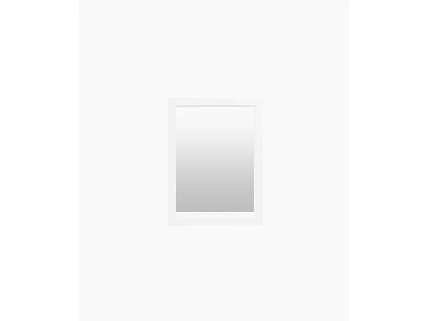 Espejo de madera color blanco de 49x149cm - EIRA BOLD - DECOWOOD