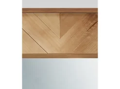 Espejo de madera maciza en tono roble oscuro de 163x84cm - VILLA - DECOWOOD