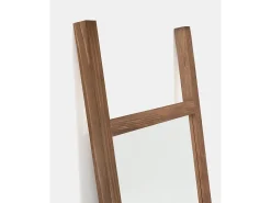 Espejo de madera maciza tono roble oscuro de 45x180cm - STAIRS - DECOWOOD